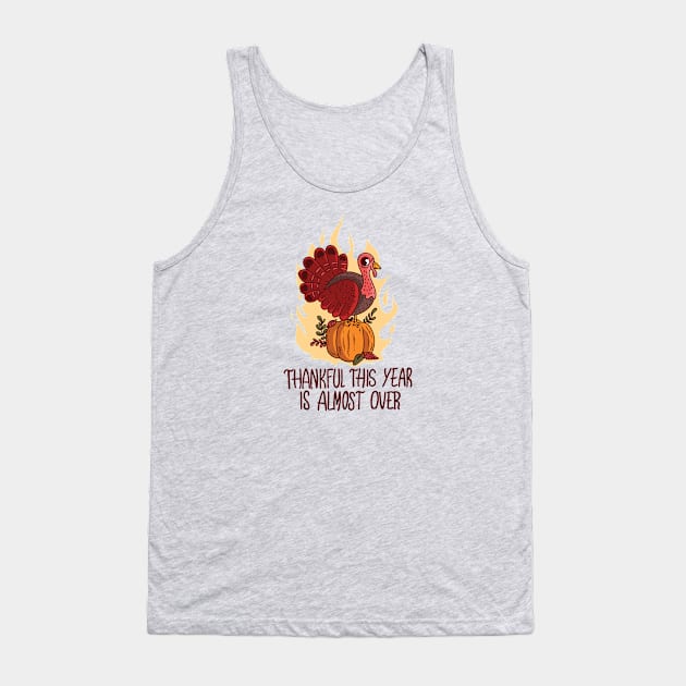 Anti Thanksgiving Tank Top by Safdesignx